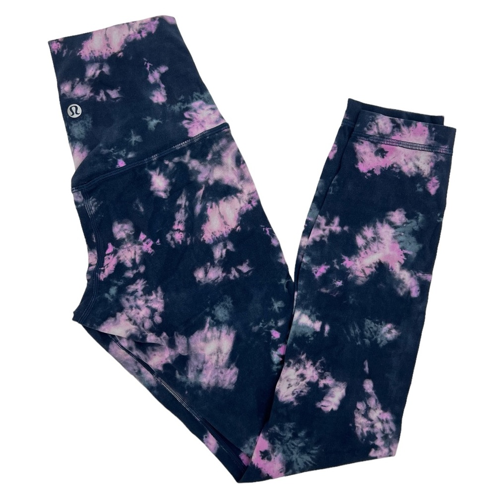 lululemon athletica Tie-Dye Leggings - Pink and Black